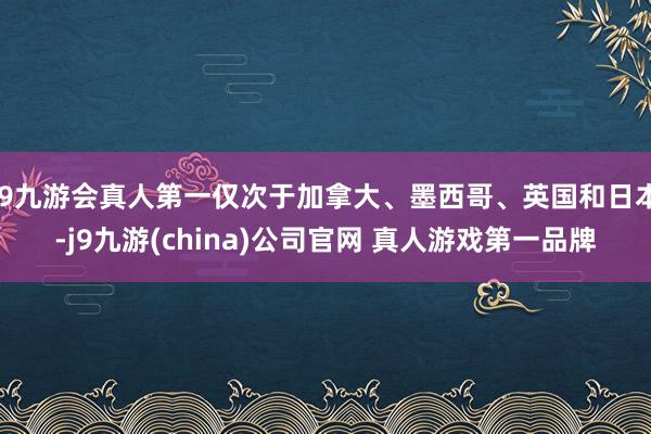 J9九游会真人第一仅次于加拿大、墨西哥、英国和日本-j9九游(china)公司官网 真人游戏第一品牌